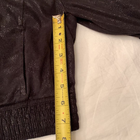 Cropped Black Jacket with Sparkles - Picture 9 of 11